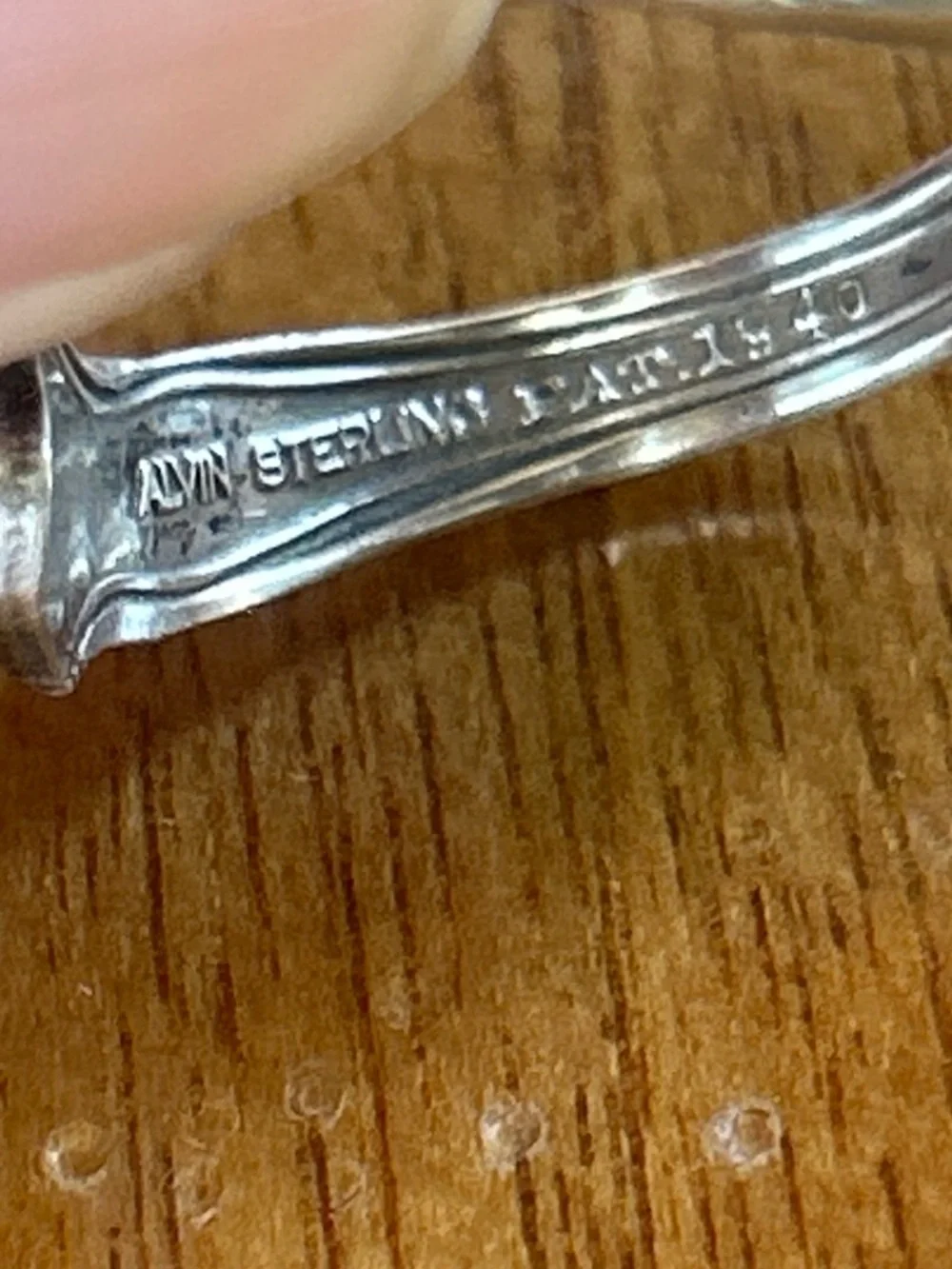 Vintage Sterling Silver “Chateau Rose” Ring